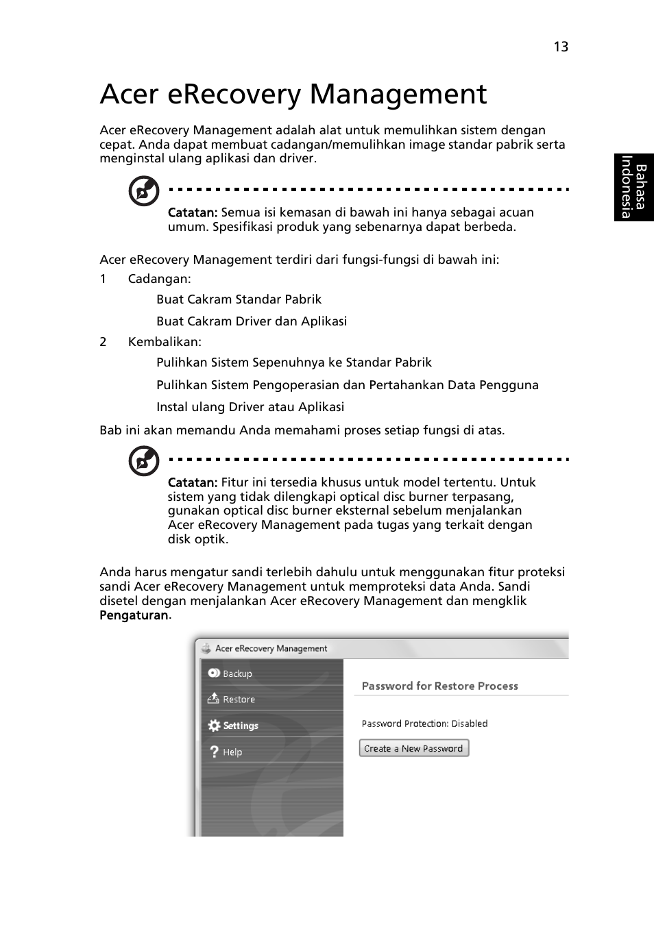 Acer erecovery management | Acer Aspire 5745DG User Manual | Page 2103 / 2217