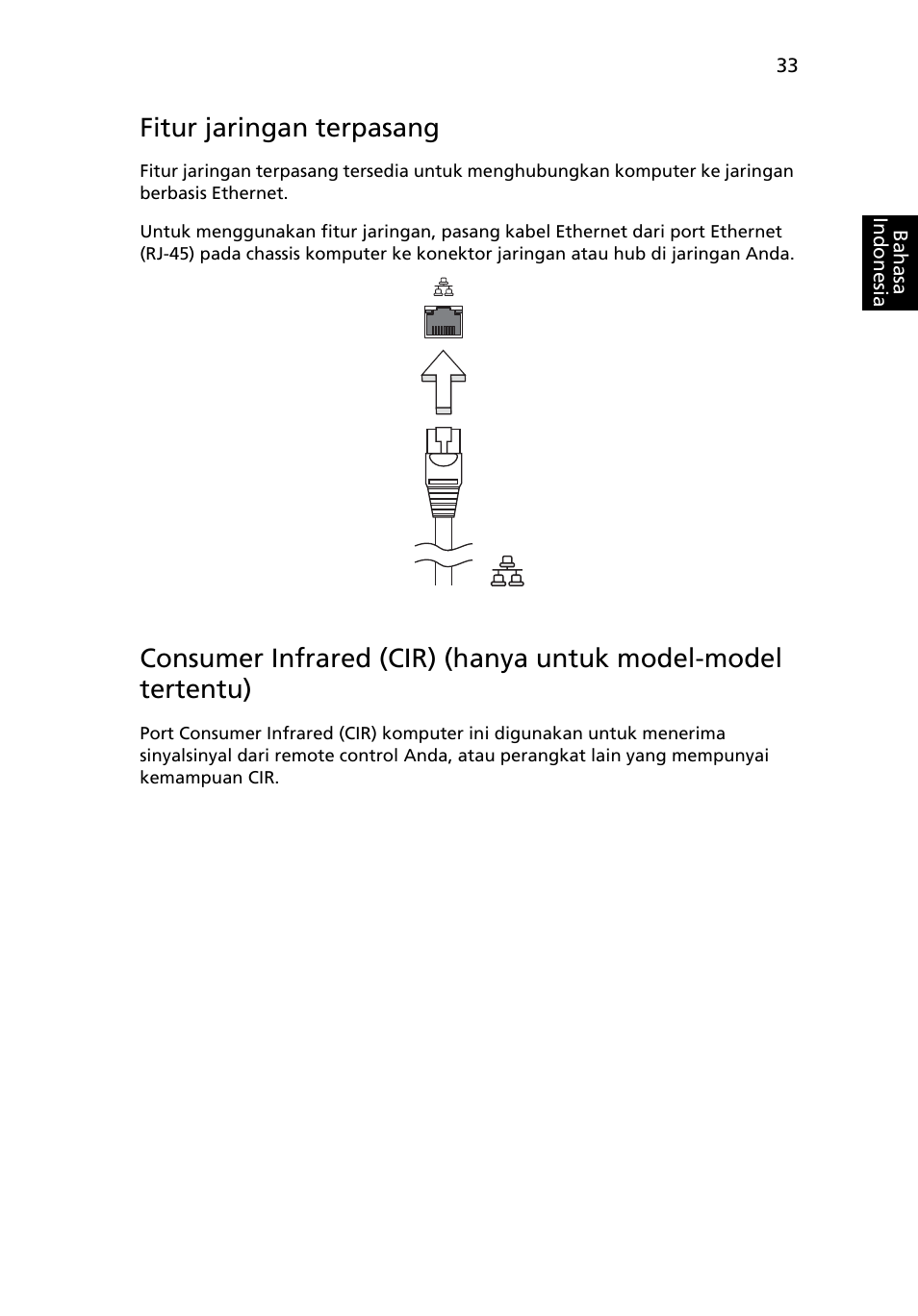 Fitur jaringan terpasang | Acer Aspire 5745DG User Manual | Page 2123 / 2217