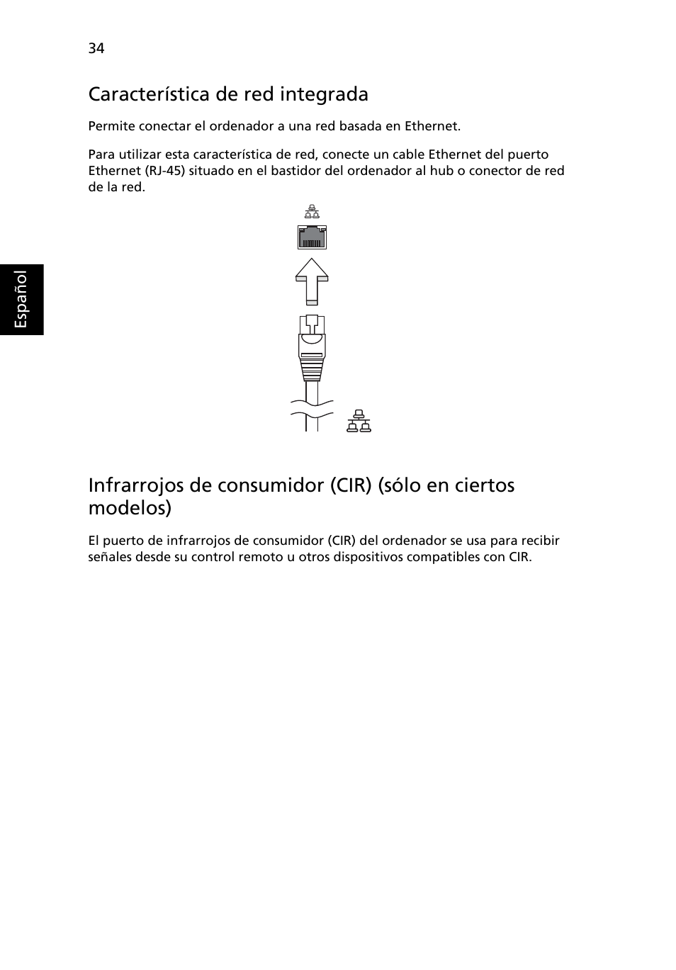 Característica de red integrada | Acer Aspire 5745DG User Manual | Page 352 / 2217