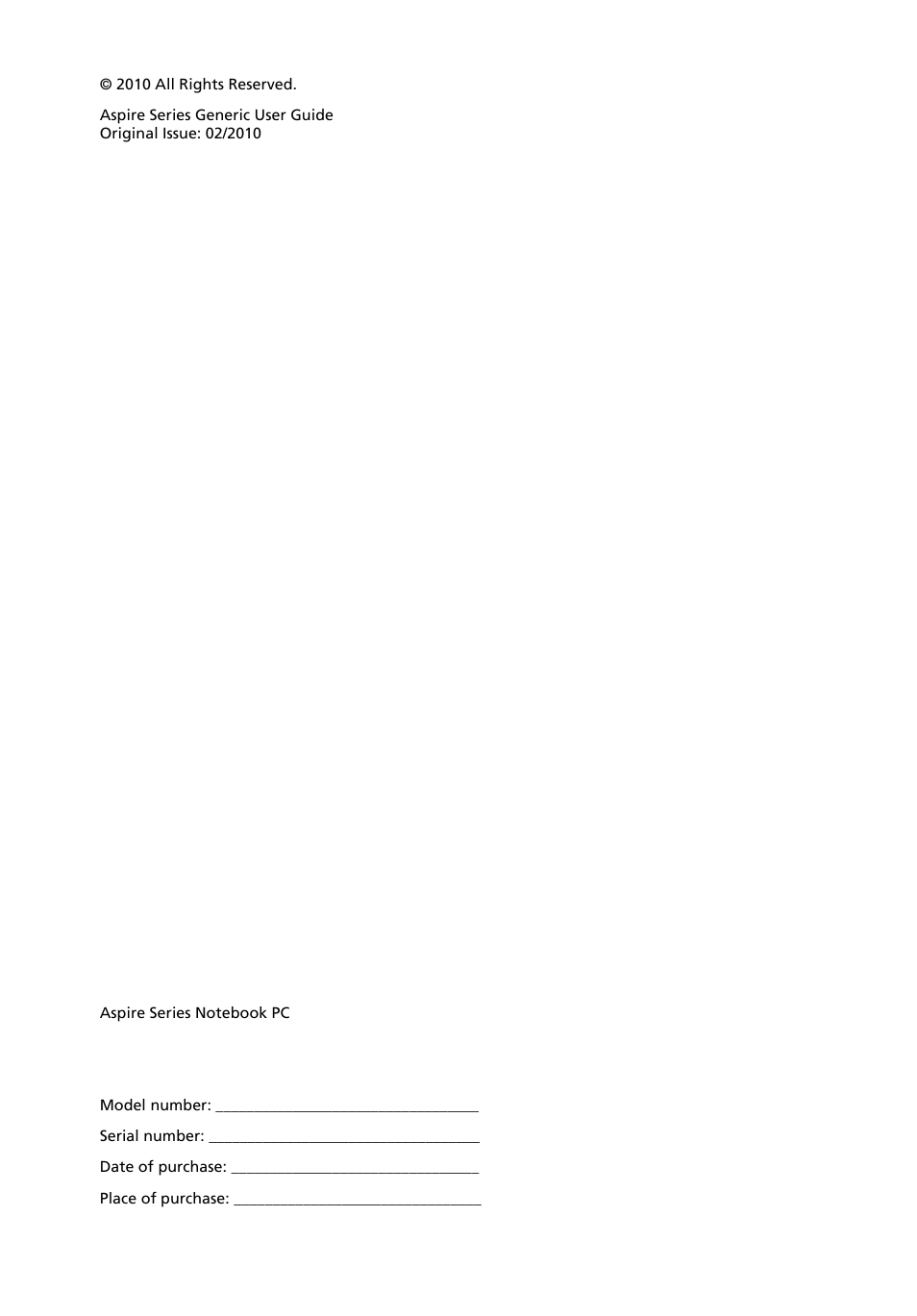 Acer Aspire 5745DG User Manual | Page 4 / 2217