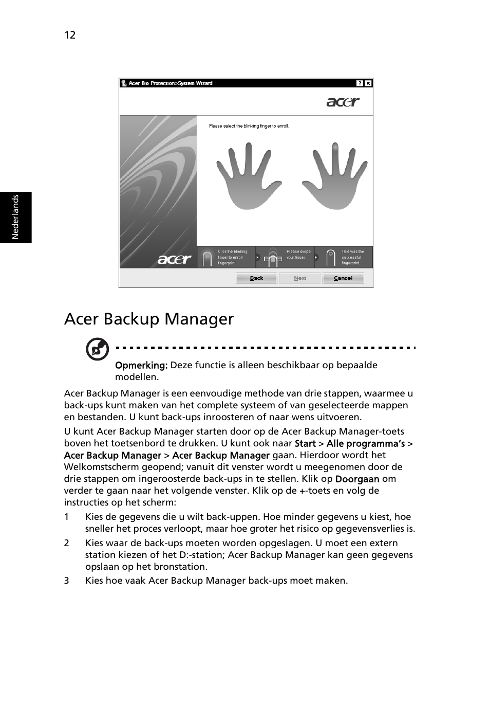 Acer backup manager | Acer Aspire 5745DG User Manual | Page 476 / 2217