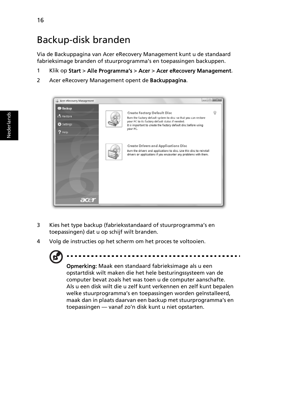 Backup-disk branden | Acer Aspire 5745DG User Manual | Page 480 / 2217