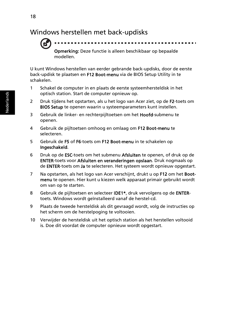 Windows herstellen met back-updisks | Acer Aspire 5745DG User Manual | Page 482 / 2217