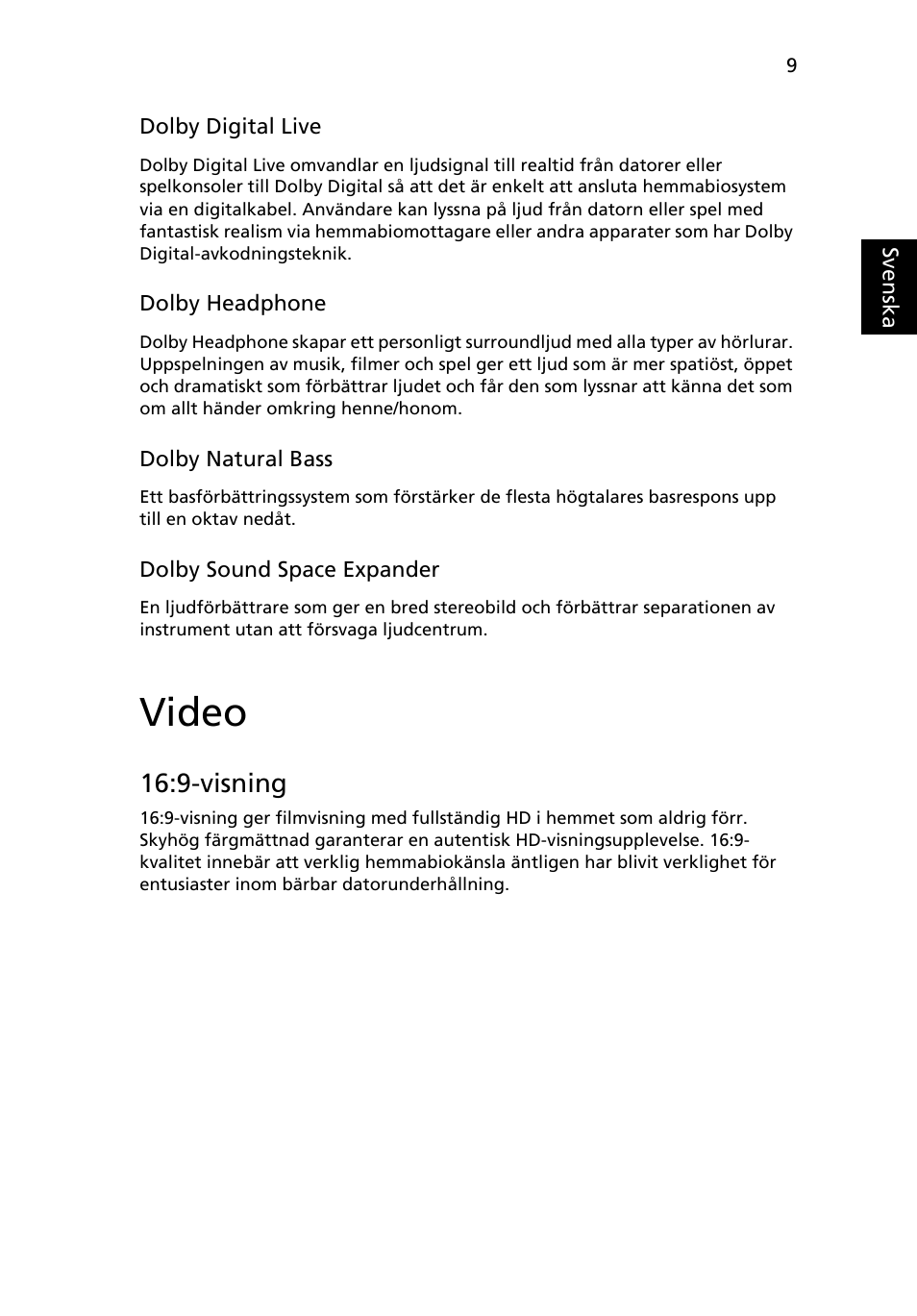 Video, 9-visning | Acer Aspire 5745DG User Manual | Page 683 / 2217