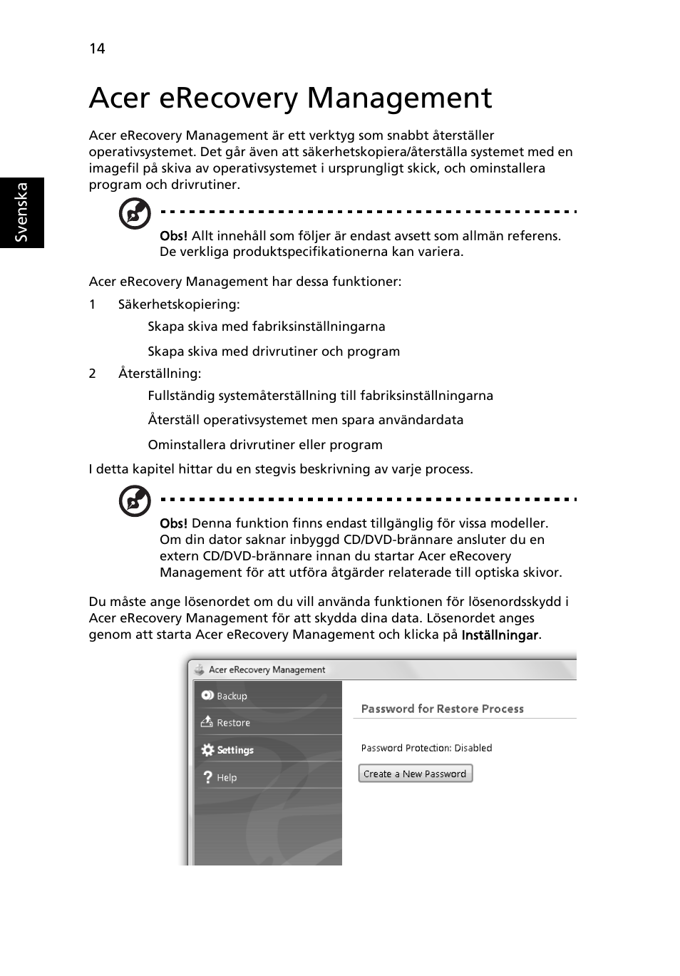 Acer erecovery management | Acer Aspire 5745DG User Manual | Page 688 / 2217