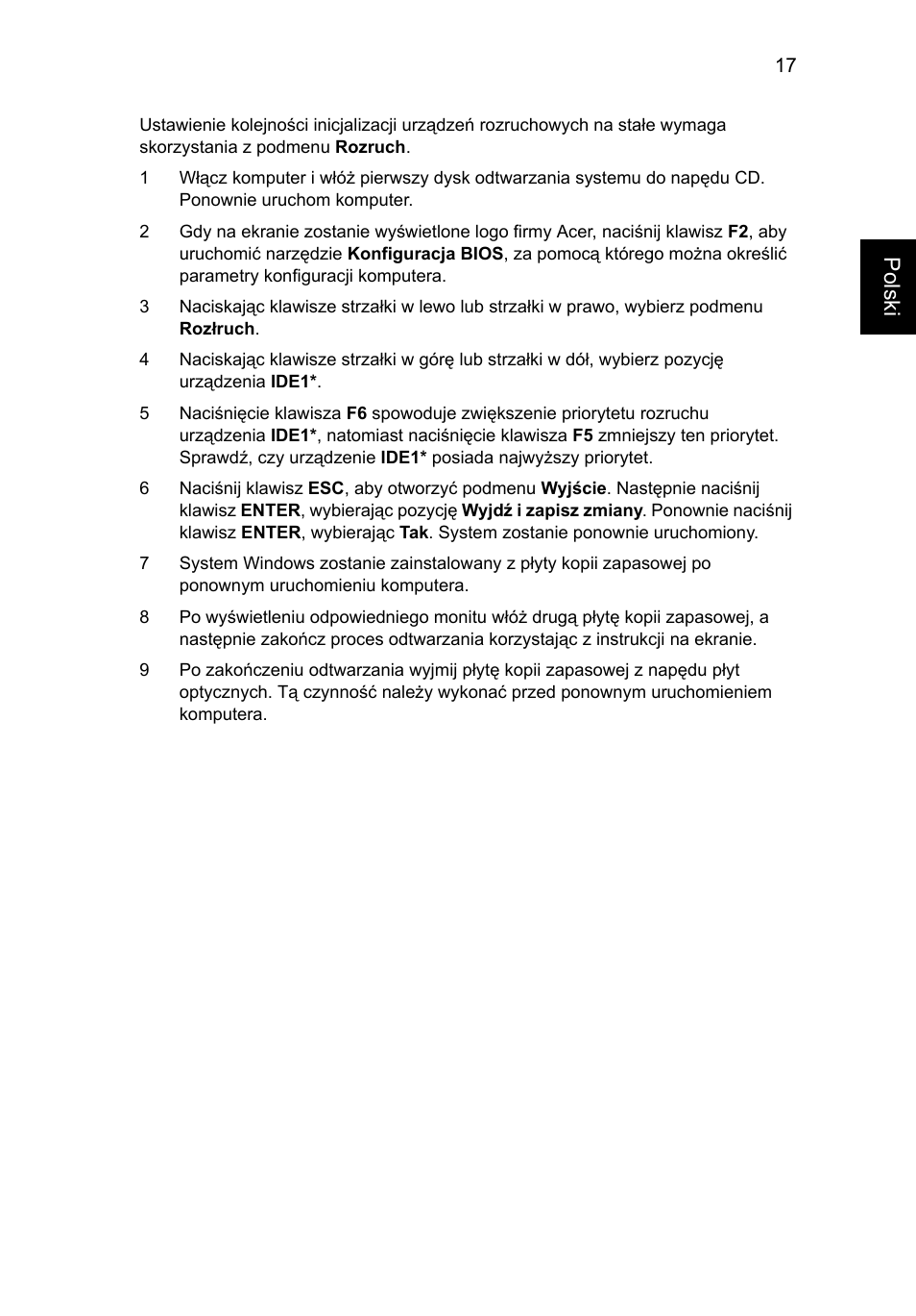 Polski | Acer Aspire 5745DG User Manual | Page 907 / 2217
