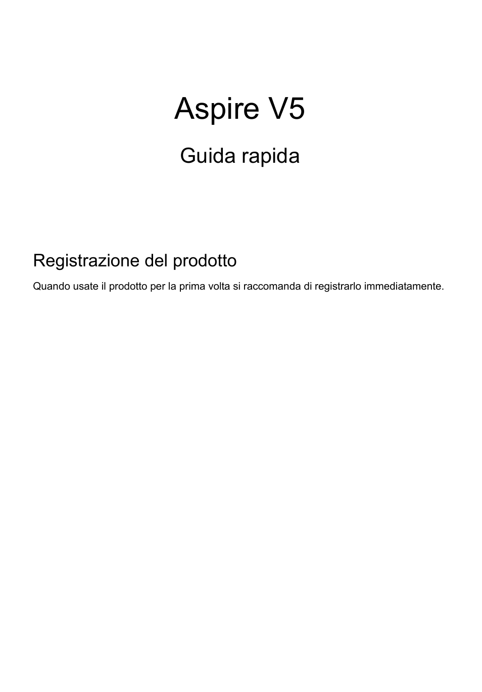 Italiano, Registrazione del prodotto, Come eseguire la registrazione | Ottenere gli accessori acer, Aspire v5, Guida rapida | Acer Aspire V5-471G User Manual | Page 33 / 306