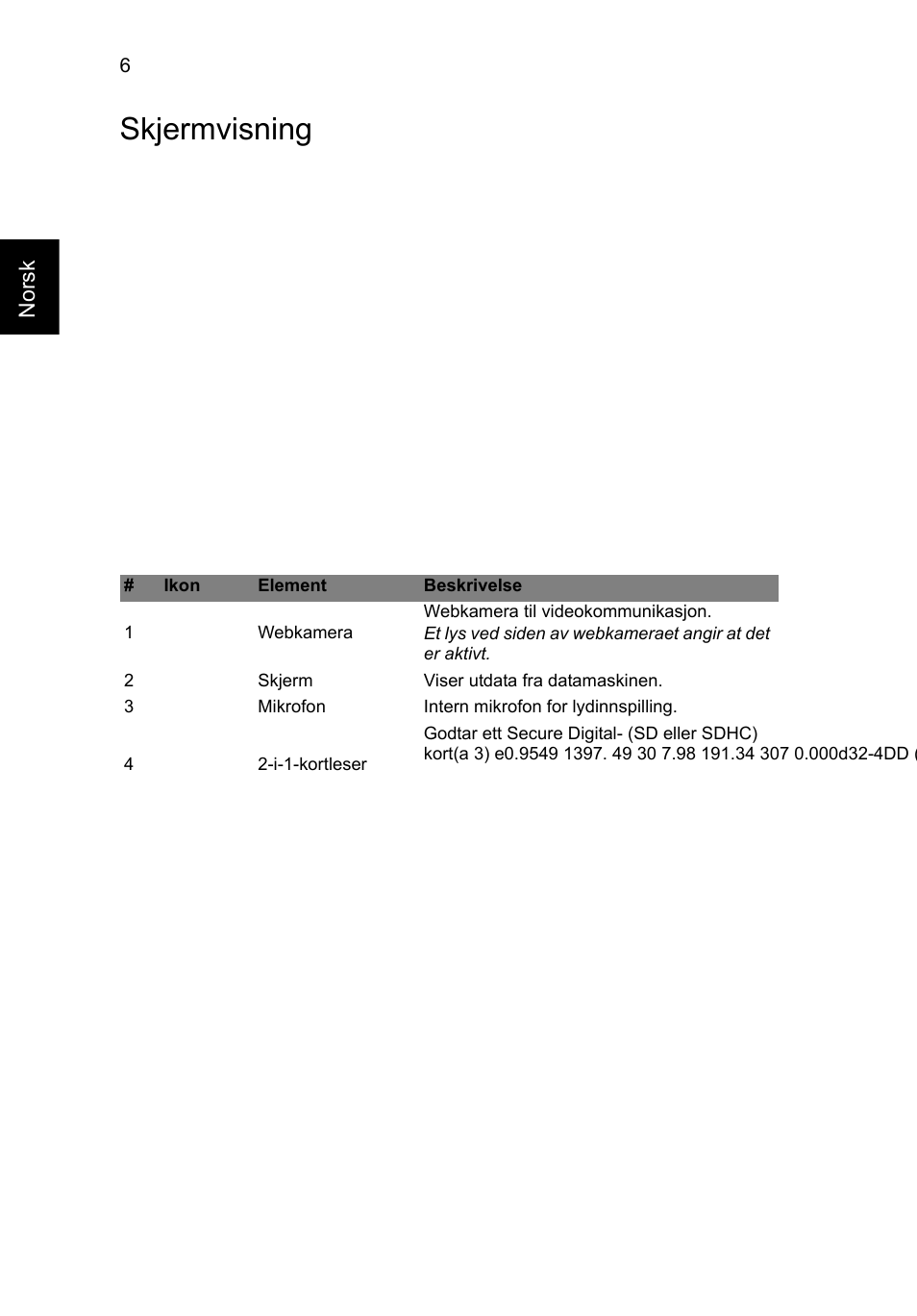 Skjermvisning | Acer Aspire V5-471G User Manual | Page 82 / 306