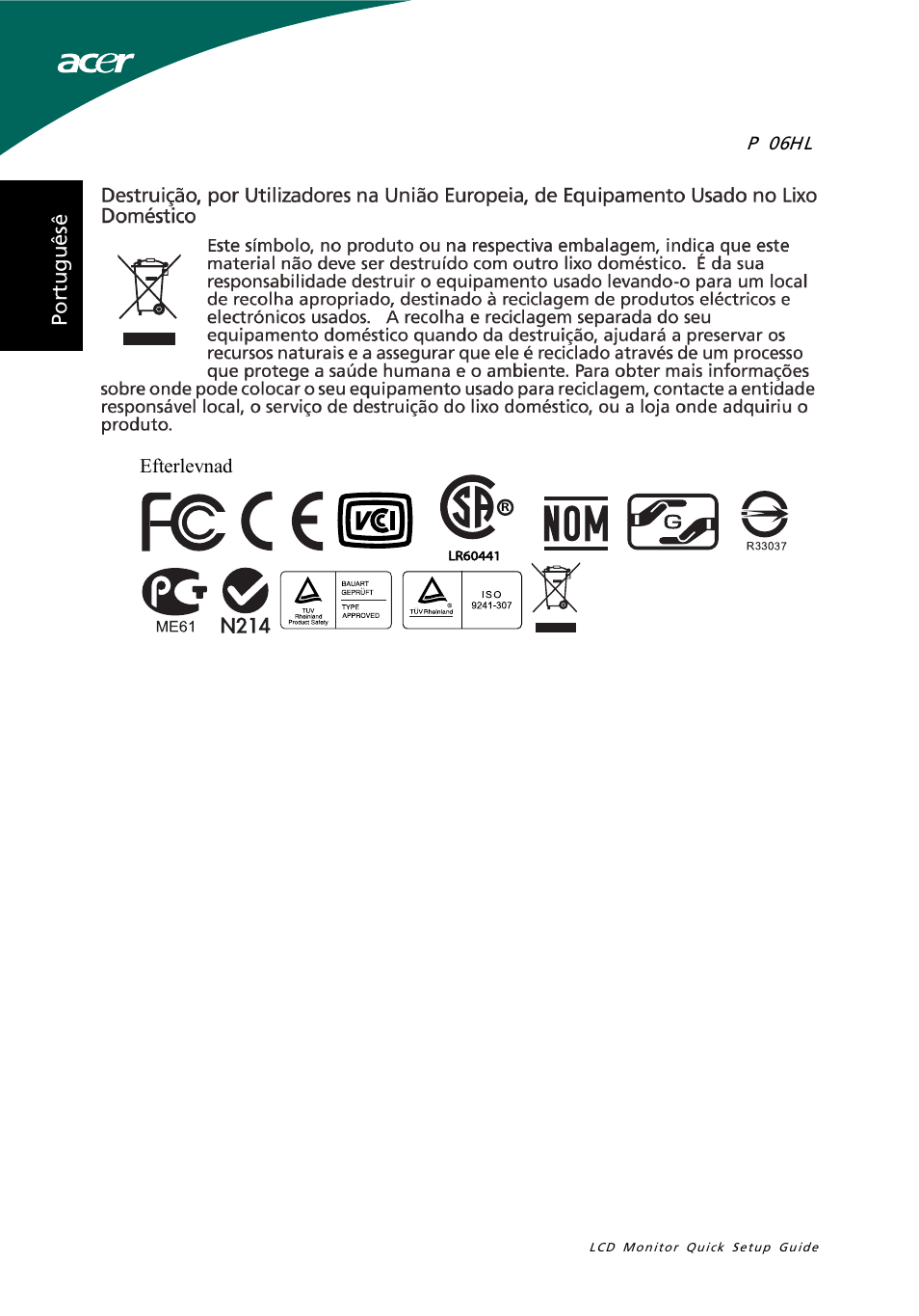 Acer P206HL User Manual | Page 16 / 32