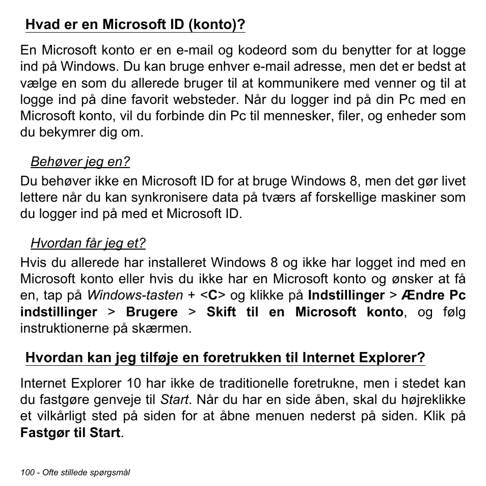 Hvad er en microsoft id (konto) | Acer Aspire M3-581TG User Manual | Page 1050 / 3478