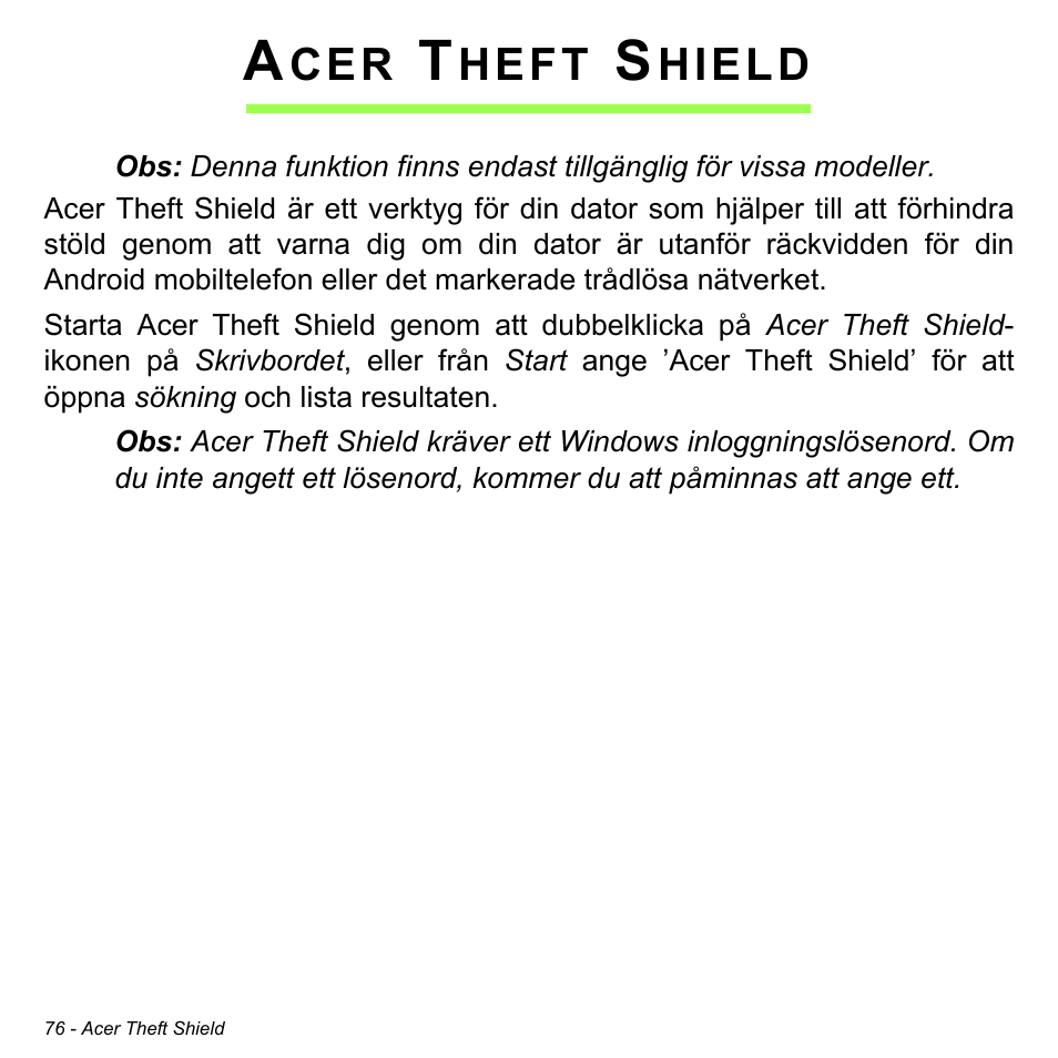 Acer theft shield, Heft, Hield | Acer Aspire M3-581TG User Manual | Page 1138 / 3478