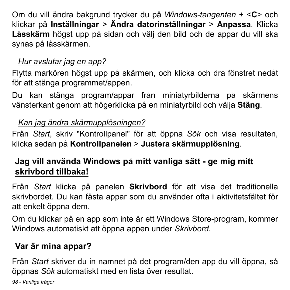 Var är mina appar | Acer Aspire M3-581TG User Manual | Page 1160 / 3478