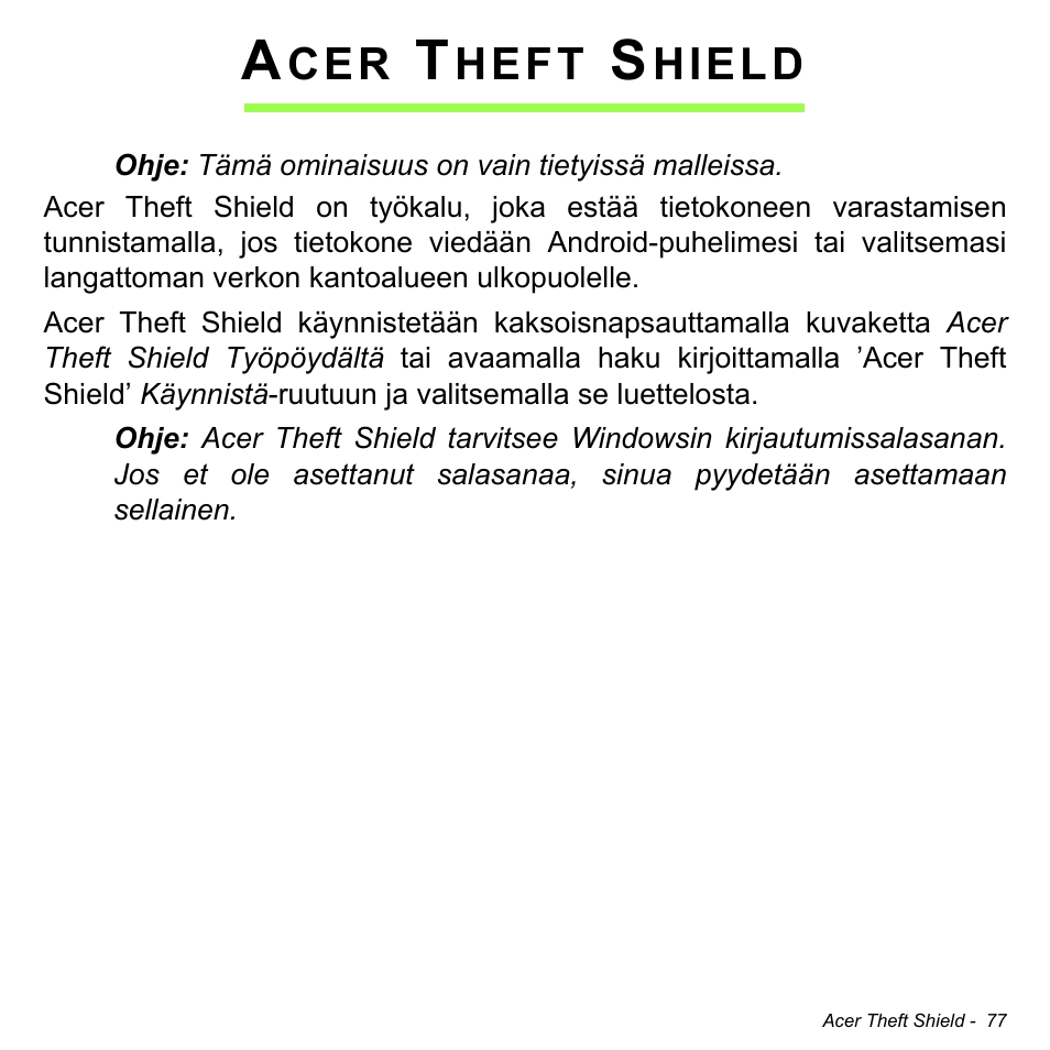 Acer theft shield, Heft, Hield | Acer Aspire M3-581TG User Manual | Page 1251 / 3478