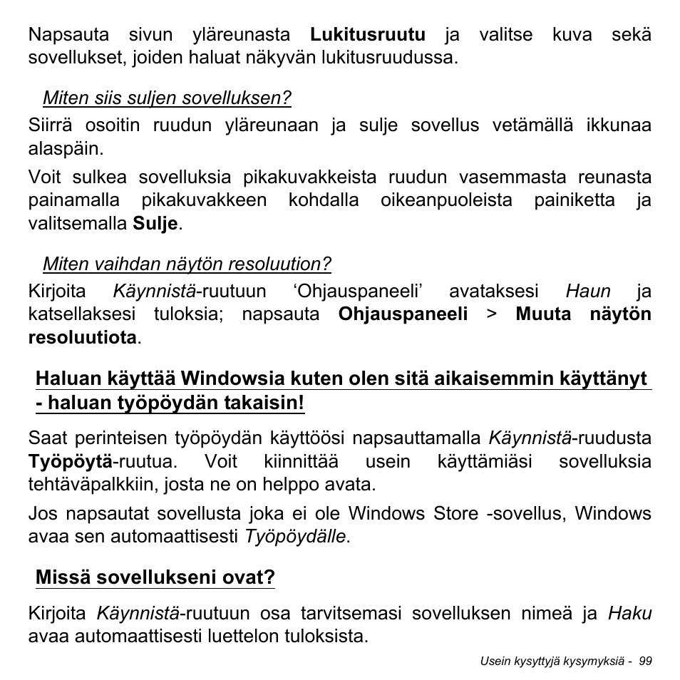 Missä sovellukseni ovat | Acer Aspire M3-581TG User Manual | Page 1273 / 3478