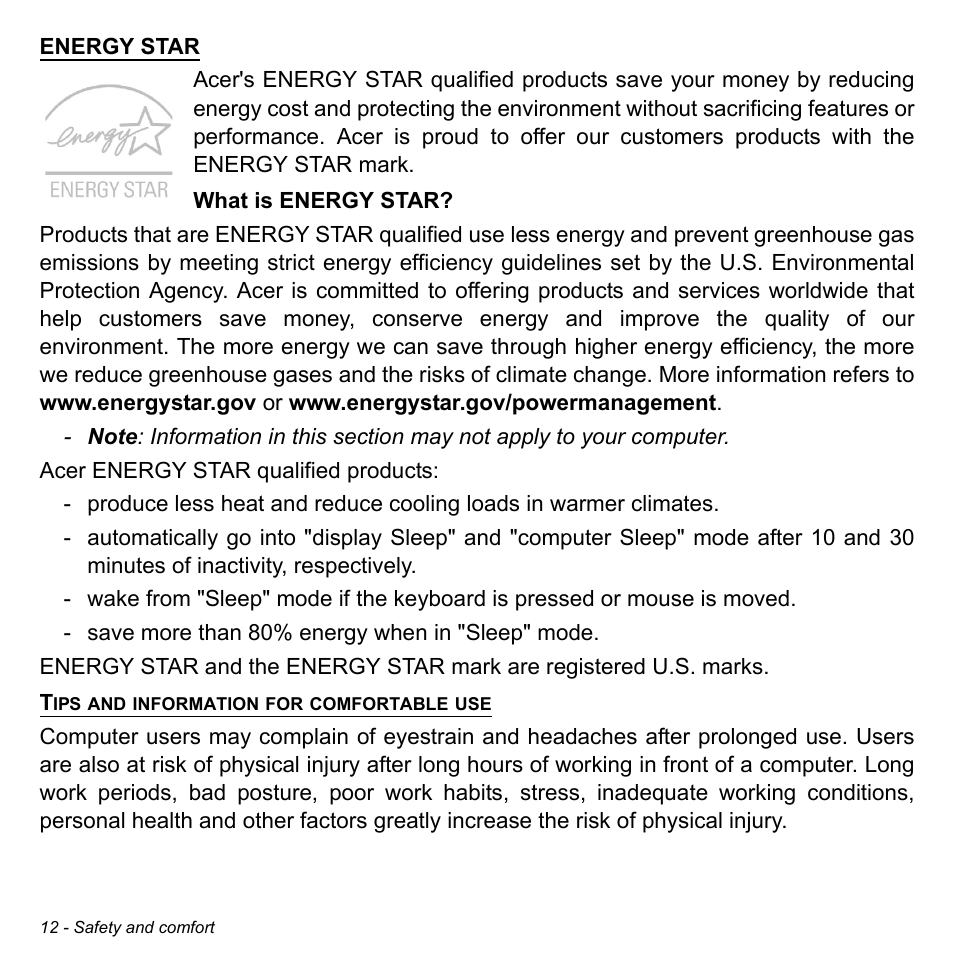 Acer Aspire M3-581TG User Manual | Page 14 / 3478