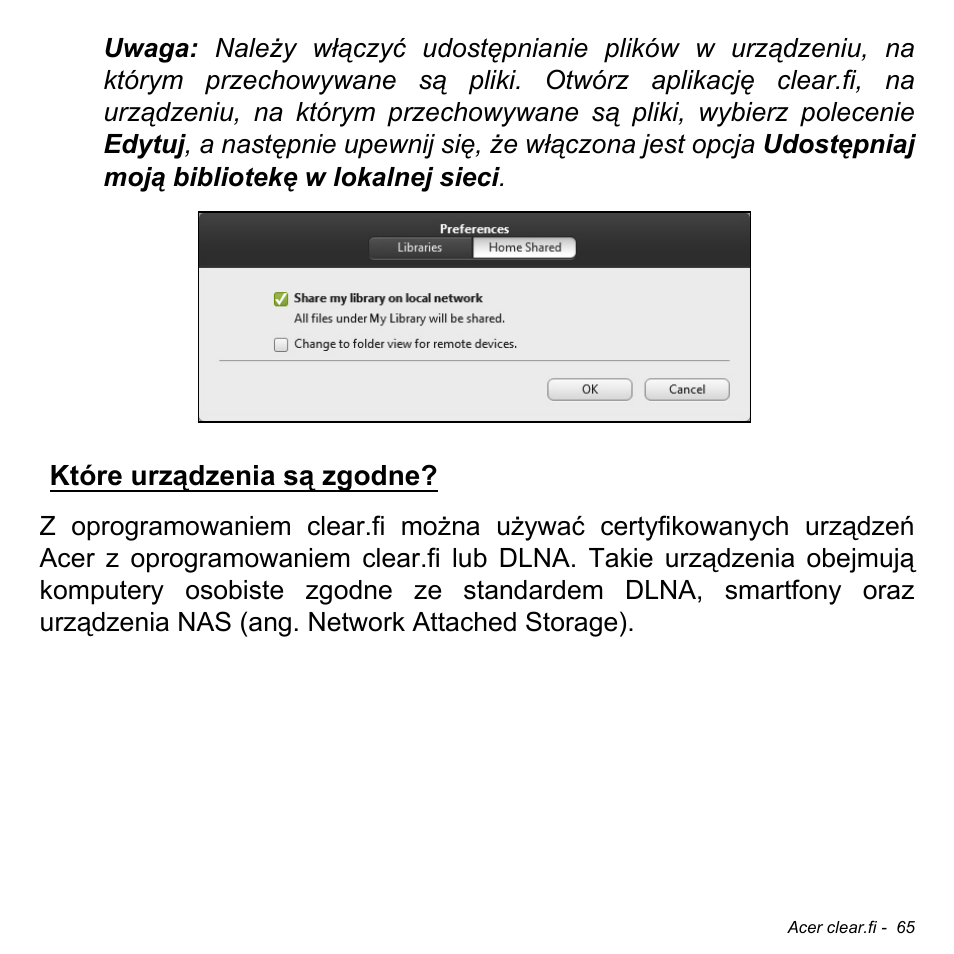 Które urządzenia są zgodne | Acer Aspire M3-581TG User Manual | Page 1483 / 3478