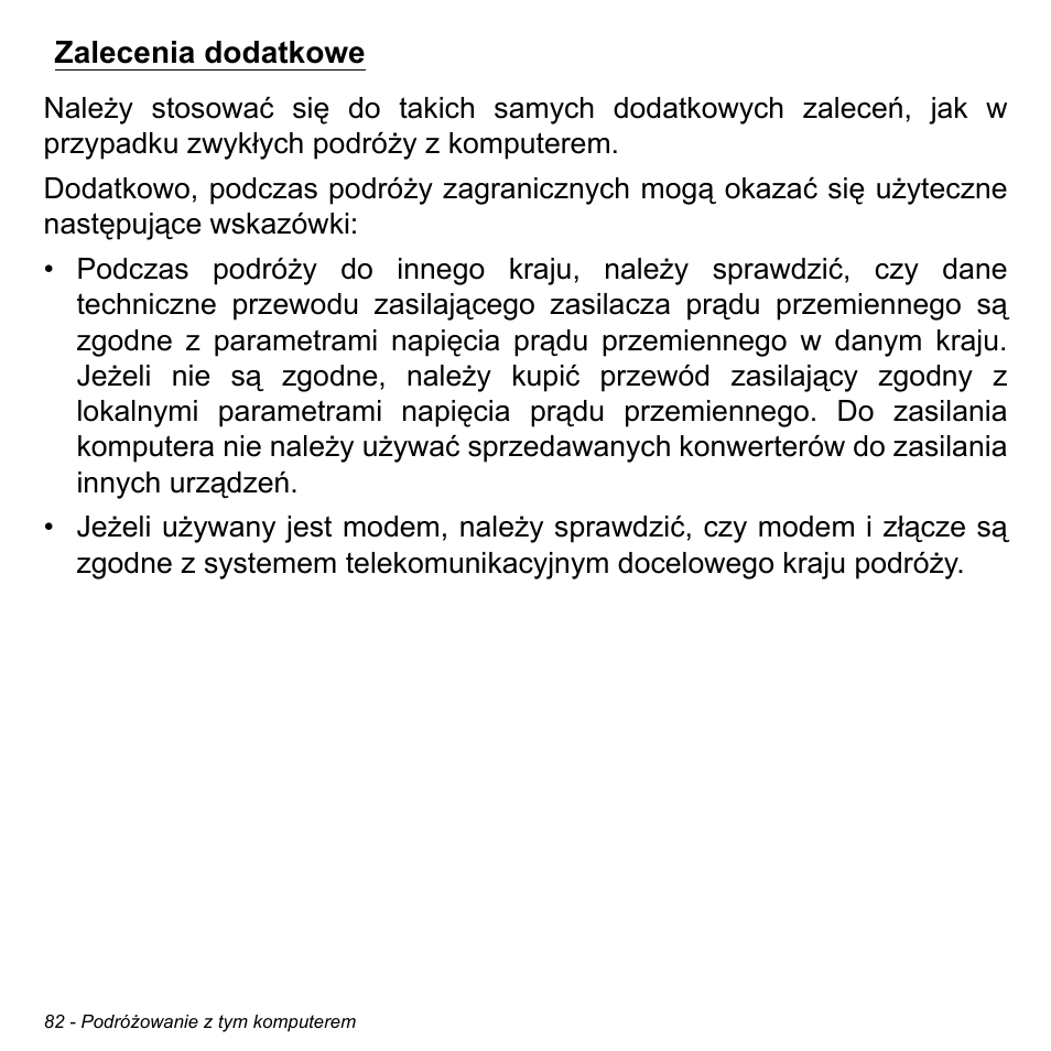 Zalecenia dodatkowe | Acer Aspire M3-581TG User Manual | Page 1500 / 3478