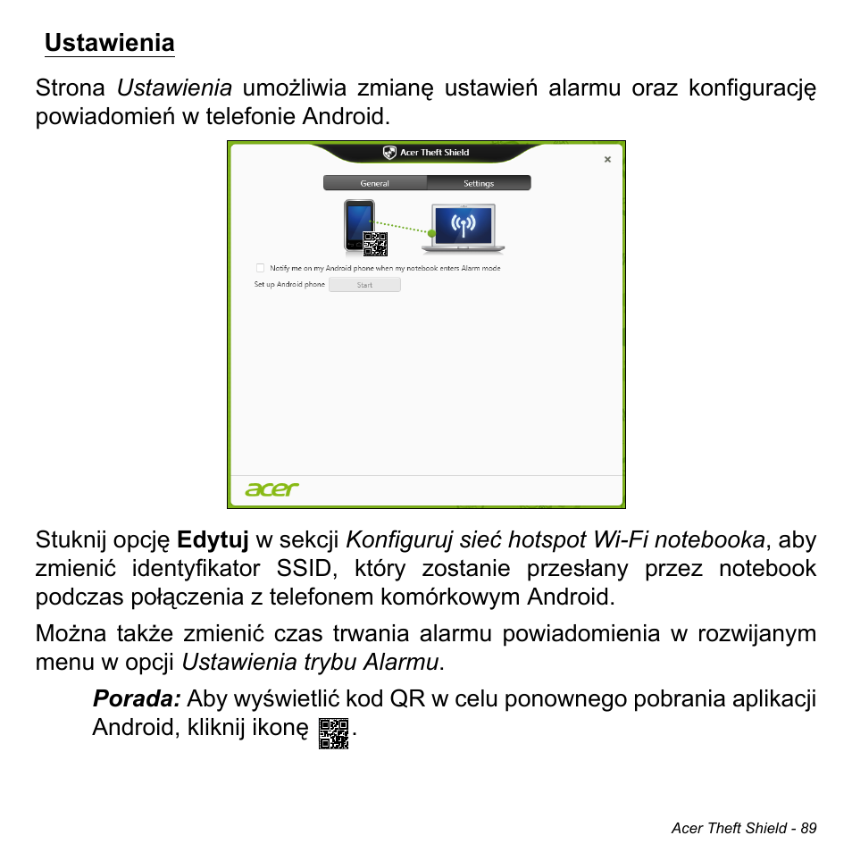 Ustawienia | Acer Aspire M3-581TG User Manual | Page 1507 / 3478