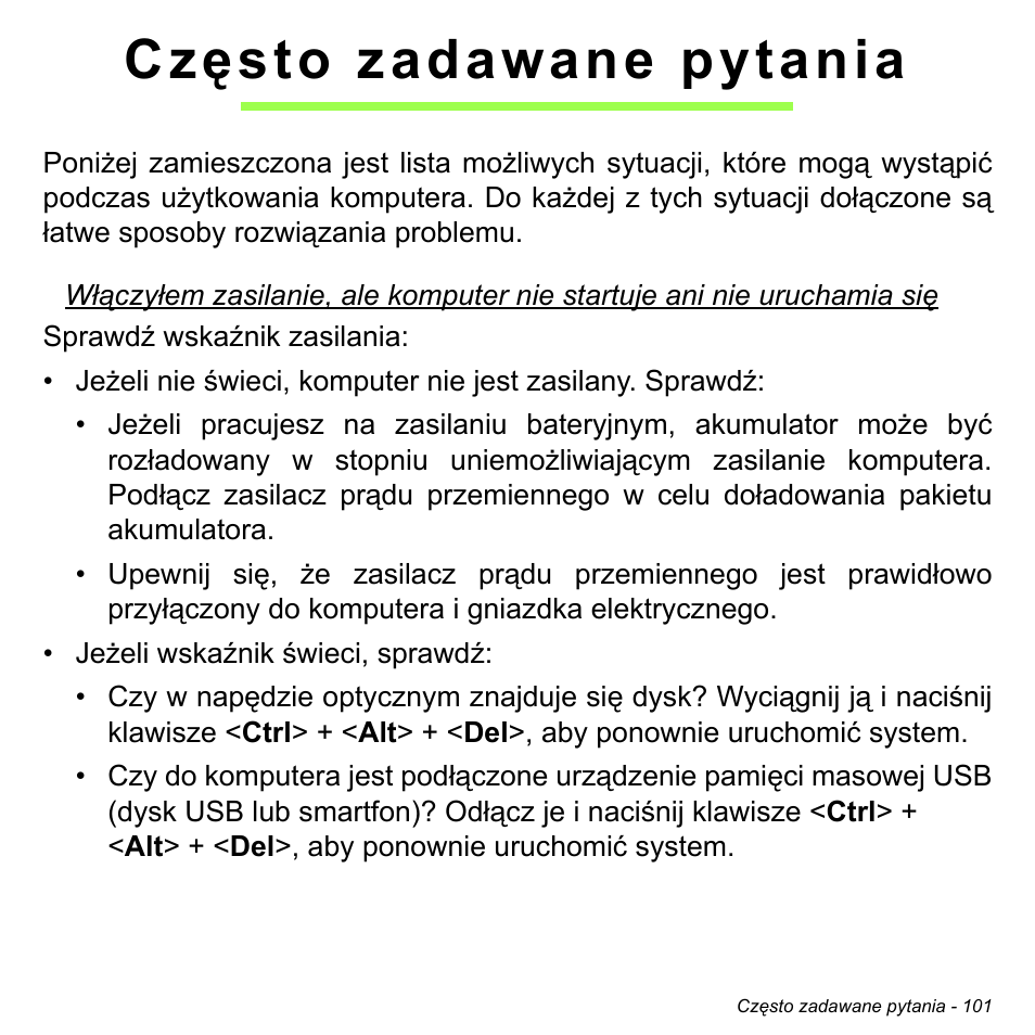 Często zadawane pytania | Acer Aspire M3-581TG User Manual | Page 1519 / 3478