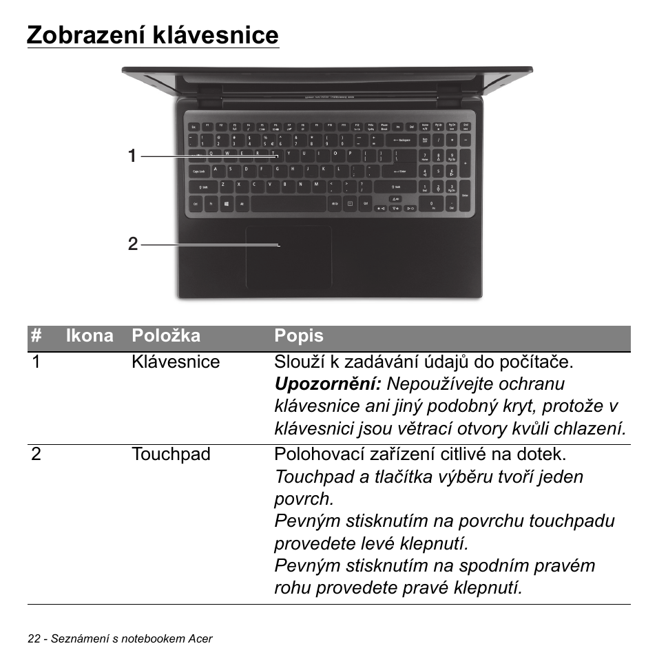 Zobrazení klávesnice | Acer Aspire M3-581TG User Manual | Page 1686 / 3478