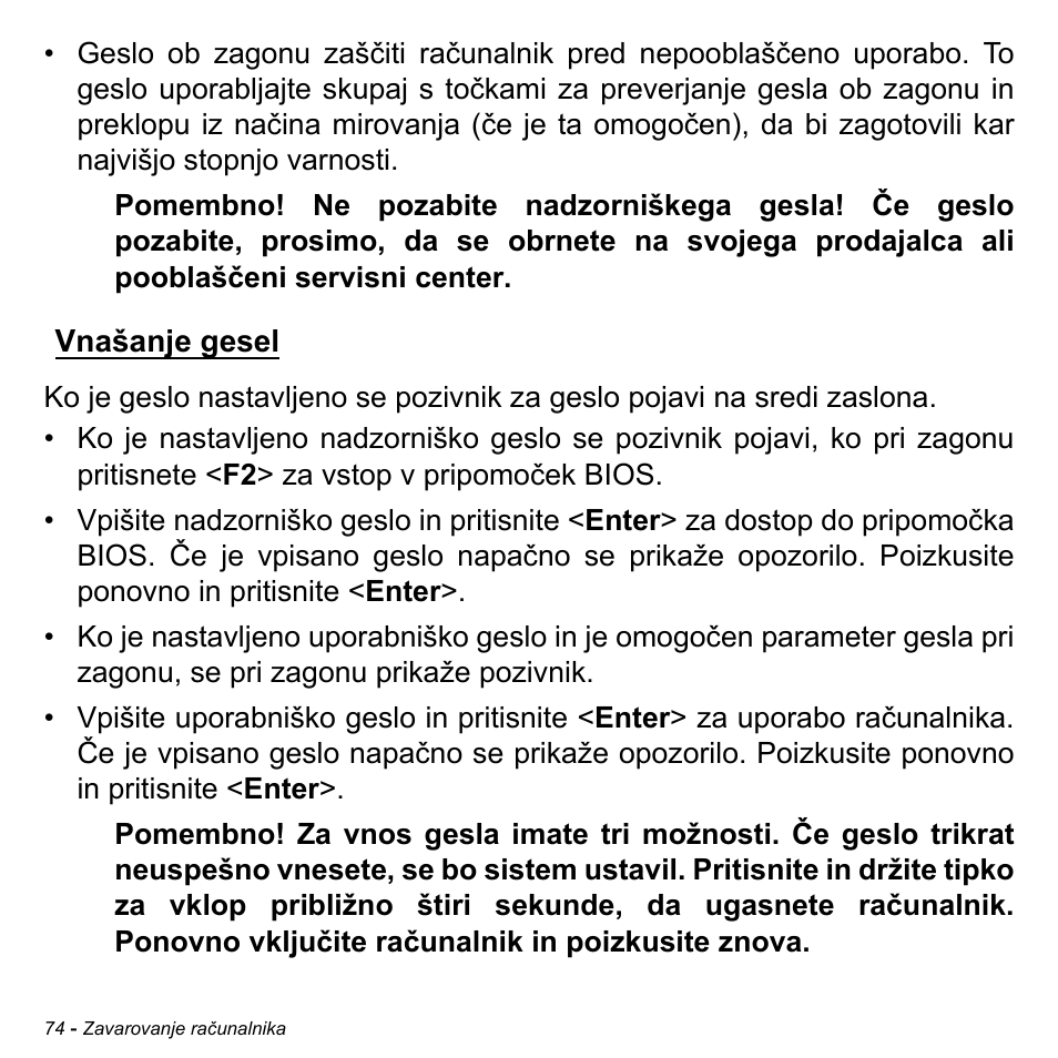 Vnašanje gesel | Acer Aspire M3-581TG User Manual | Page 1968 / 3478