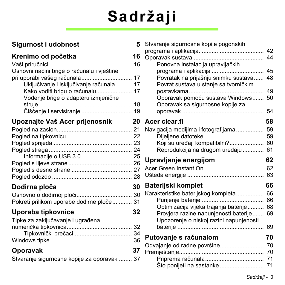 Sadržaji | Acer Aspire M3-581TG User Manual | Page 2007 / 3478