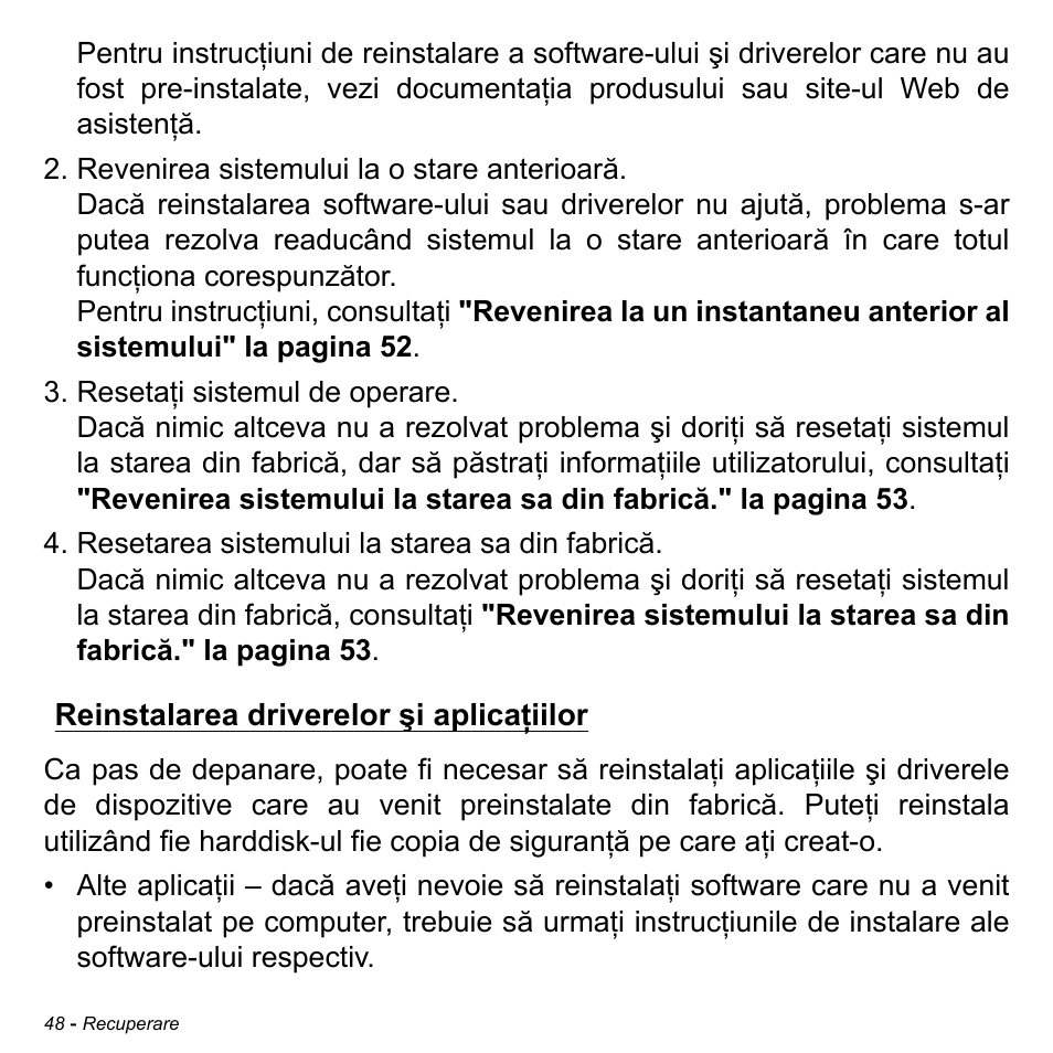 Reinstalarea driverelor şi aplicaţiilor | Acer Aspire M3-581TG User Manual | Page 2168 / 3478
