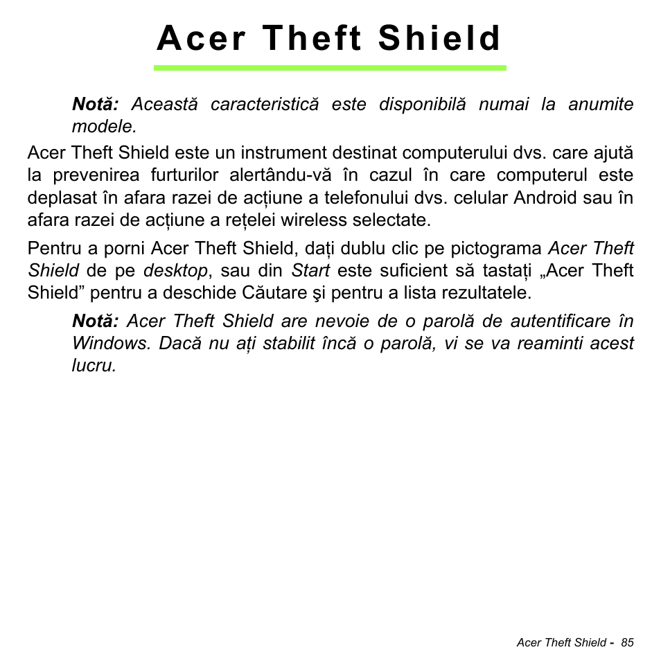 Acer theft shield | Acer Aspire M3-581TG User Manual | Page 2205 / 3478
