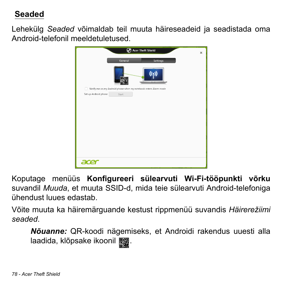 Seaded | Acer Aspire M3-581TG User Manual | Page 2446 / 3478