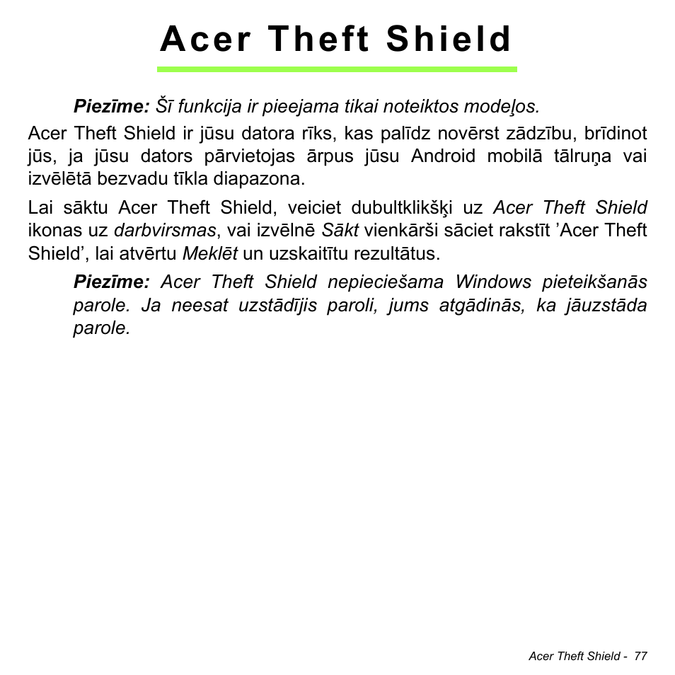 Acer theft shield | Acer Aspire M3-581TG User Manual | Page 2555 / 3478