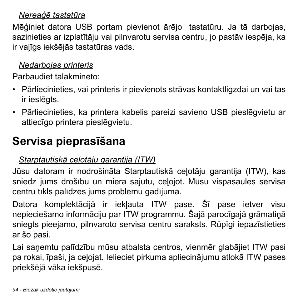 Servisa pieprasīšana | Acer Aspire M3-581TG User Manual | Page 2572 / 3478