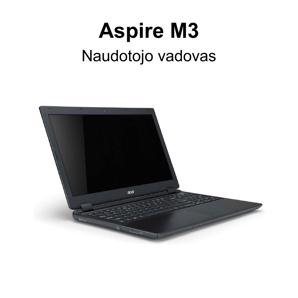 Lietuviškai, Aspire m3 | Acer Aspire M3-581TG User Manual | Page 2591 / 3478