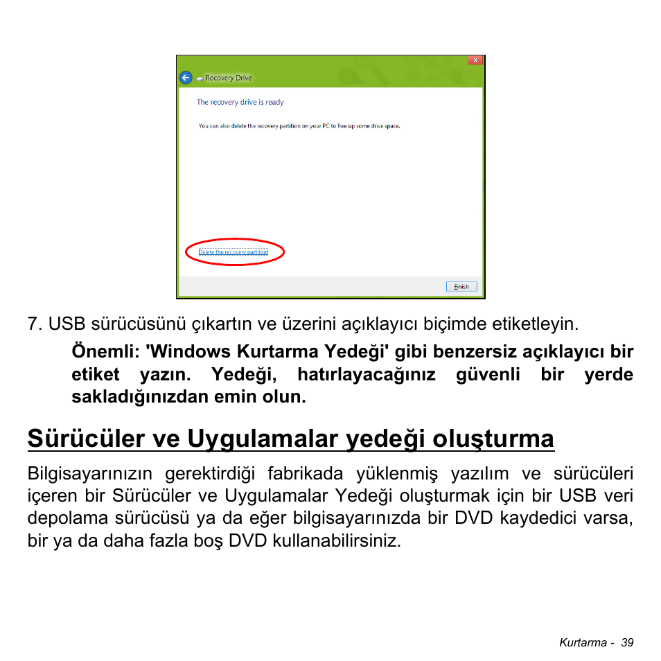 Sürücüler ve uygulamalar yedeği oluşturma | Acer Aspire M3-581TG User Manual | Page 2875 / 3478