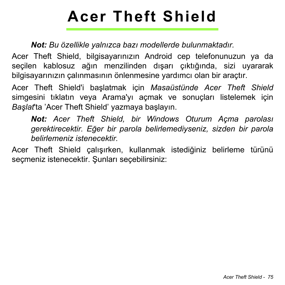 Acer theft shield | Acer Aspire M3-581TG User Manual | Page 2911 / 3478