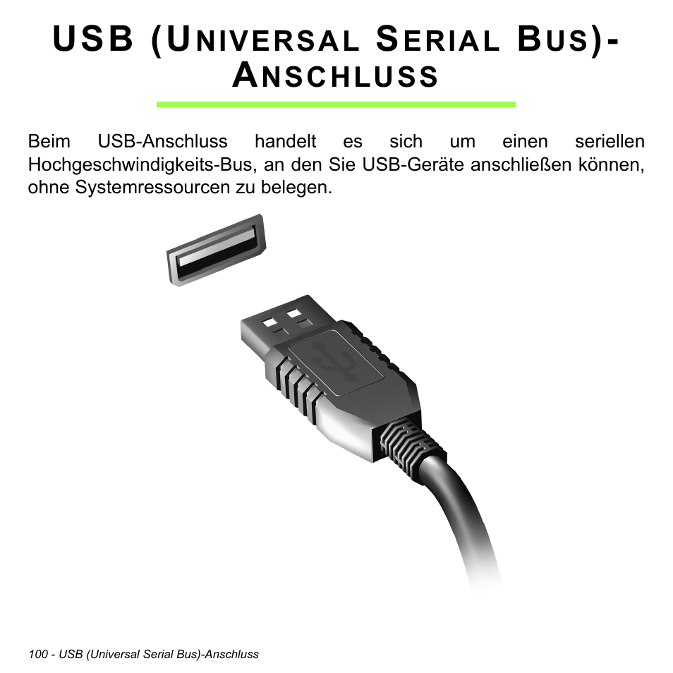 Usb (universal serial bus)- anschluss, Usb (u | Acer Aspire M3-581TG User Manual | Page 332 / 3478