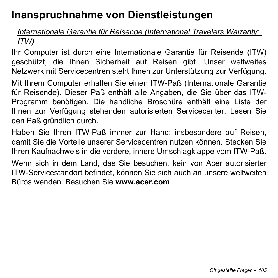 Inanspruchnahme von dienstleistungen | Acer Aspire M3-581TG User Manual | Page 337 / 3478