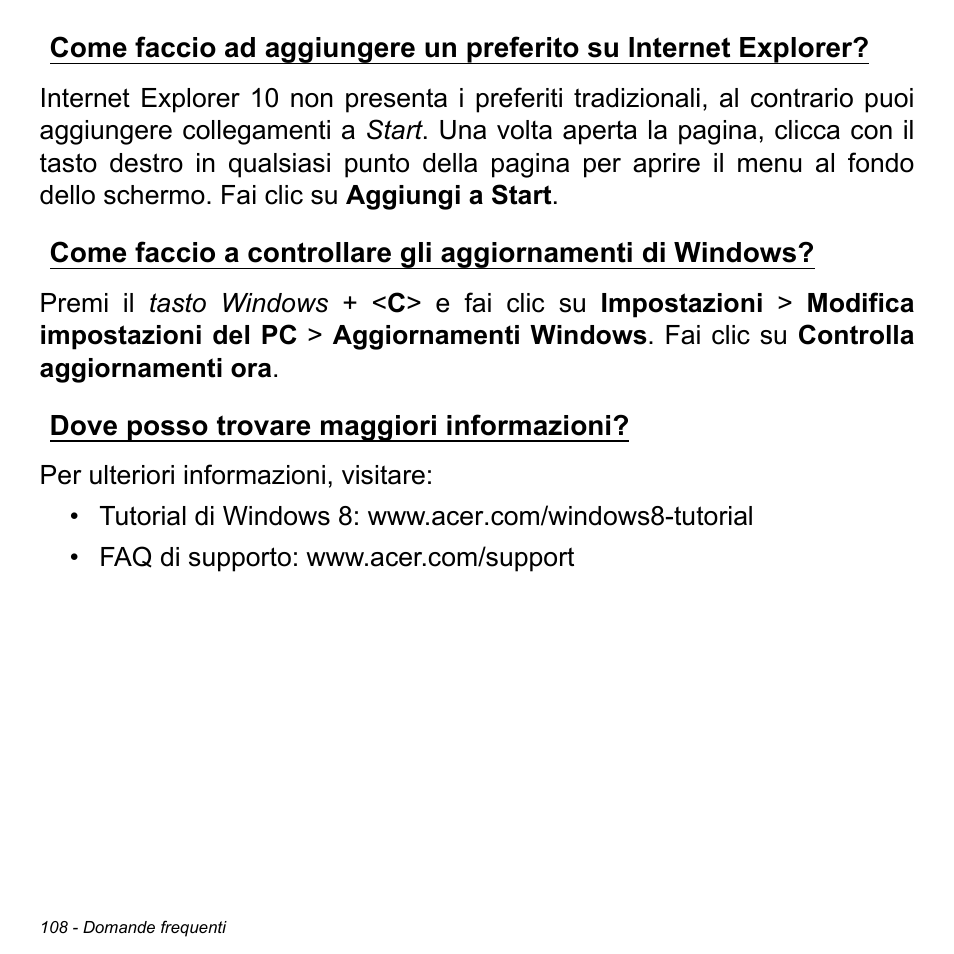 Dove posso trovare maggiori informazioni | Acer Aspire M3-581TG User Manual | Page 466 / 3478