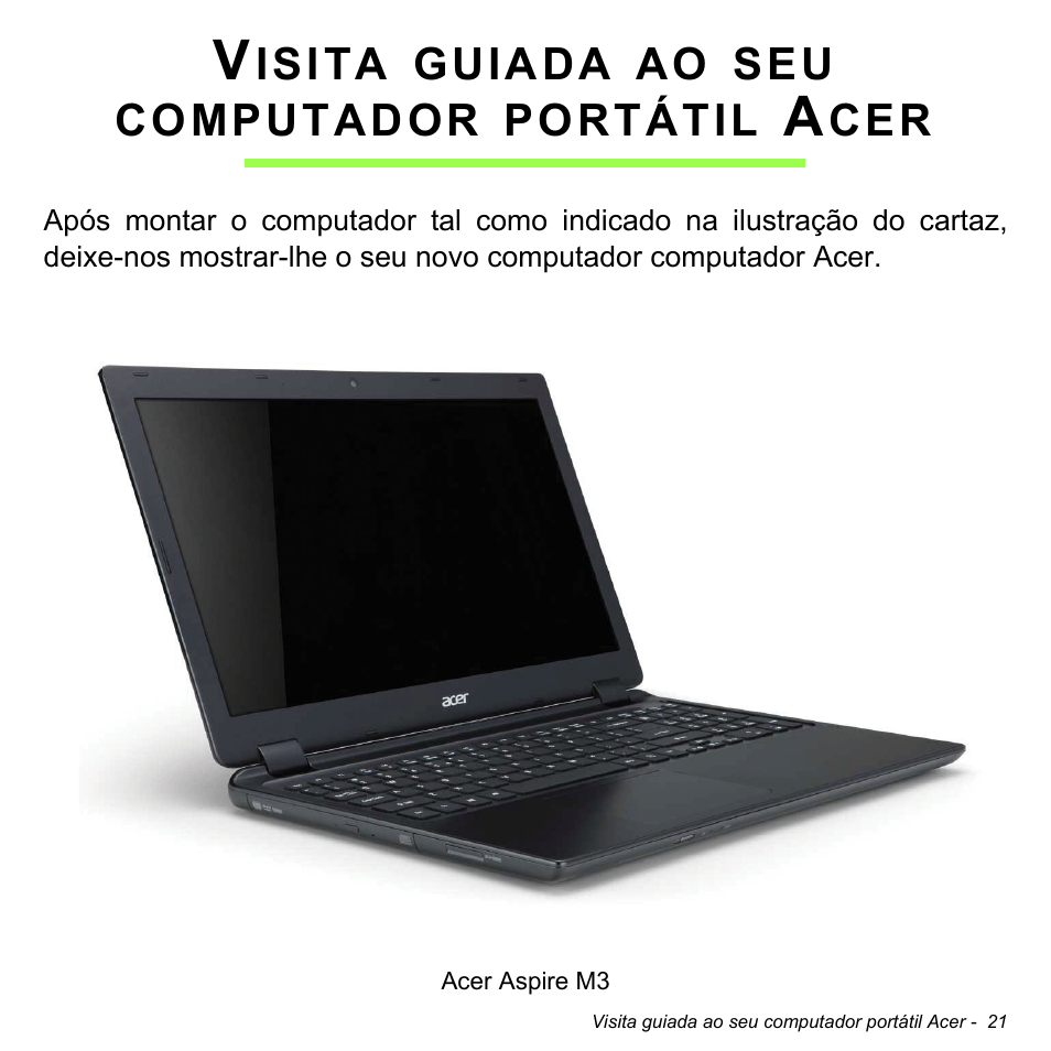 Visita guiada ao seu computador portátil acer | Acer Aspire M3-581TG User Manual | Page 621 / 3478