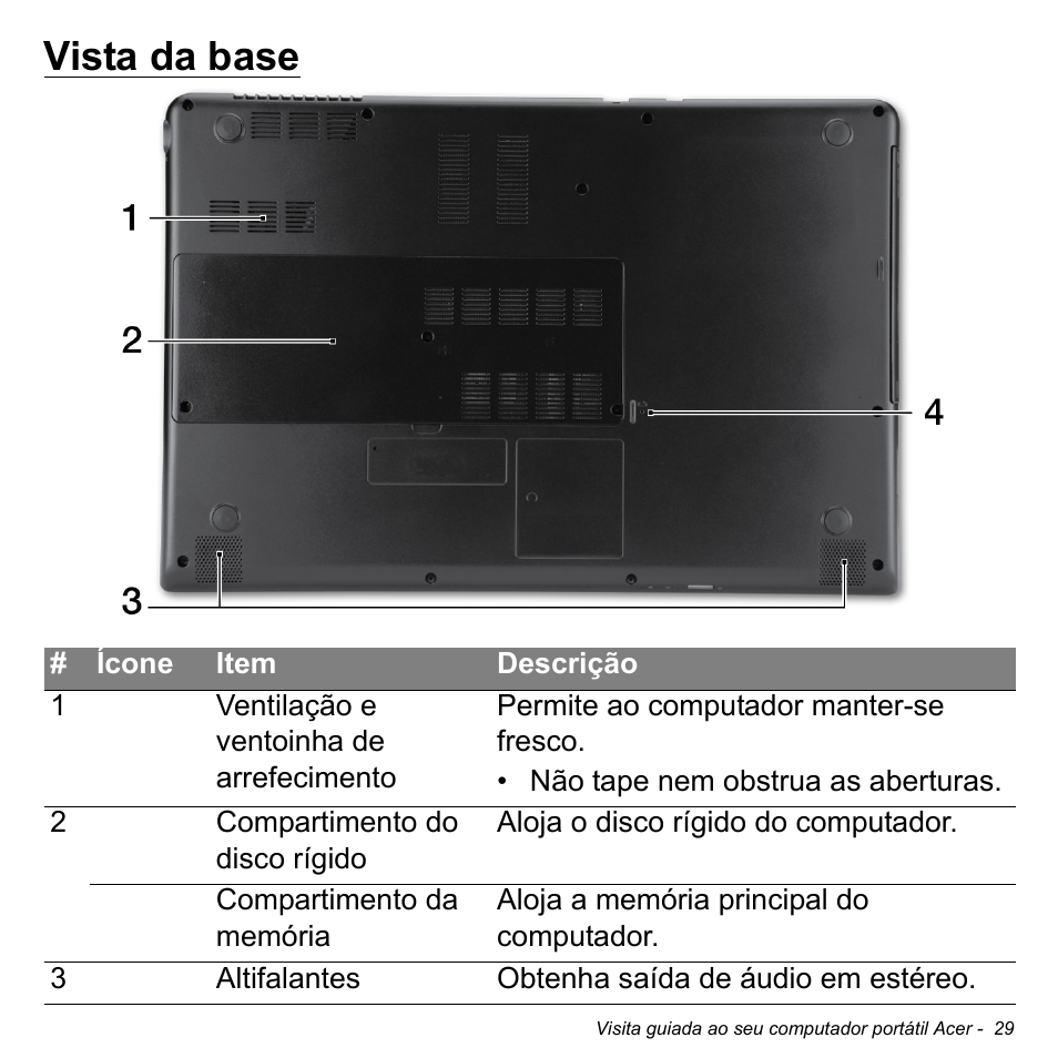 Vista da base | Acer Aspire M3-581TG User Manual | Page 629 / 3478