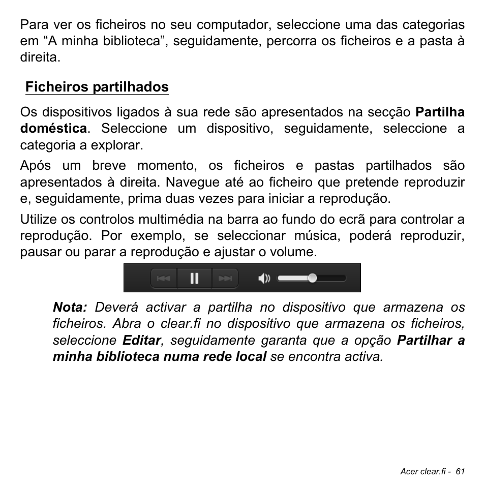 Ficheiros partilhados | Acer Aspire M3-581TG User Manual | Page 661 / 3478