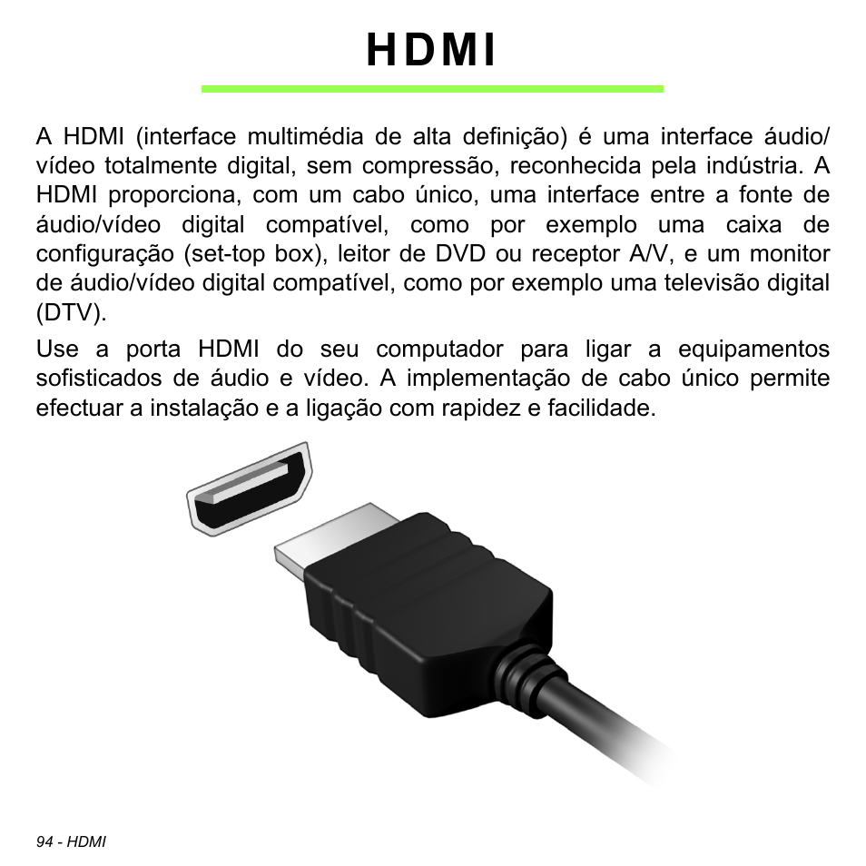 Hdmi | Acer Aspire M3-581TG User Manual | Page 694 / 3478