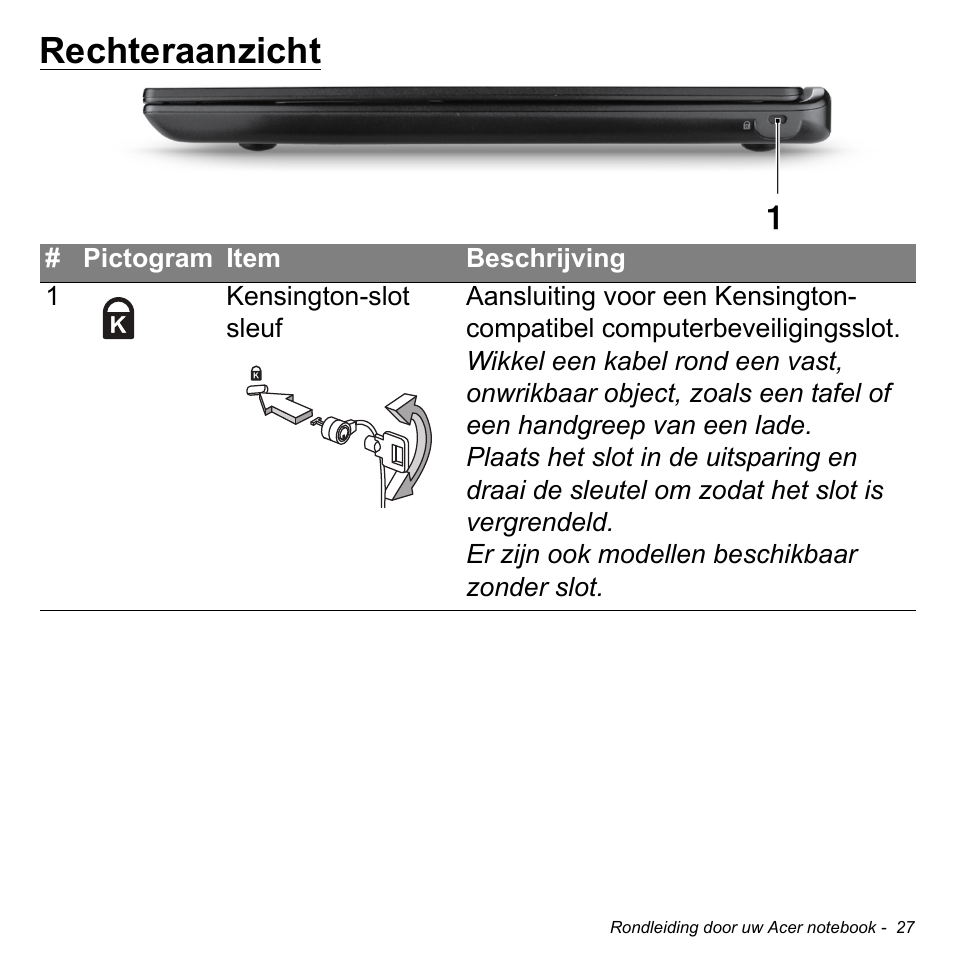 Rechteraanzicht | Acer Aspire M3-581TG User Manual | Page 747 / 3478