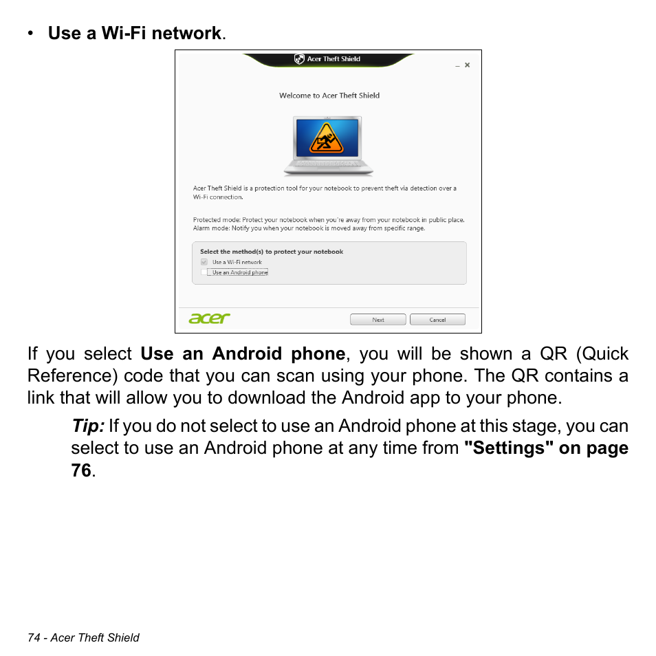 Acer Aspire M3-581TG User Manual | Page 76 / 3478