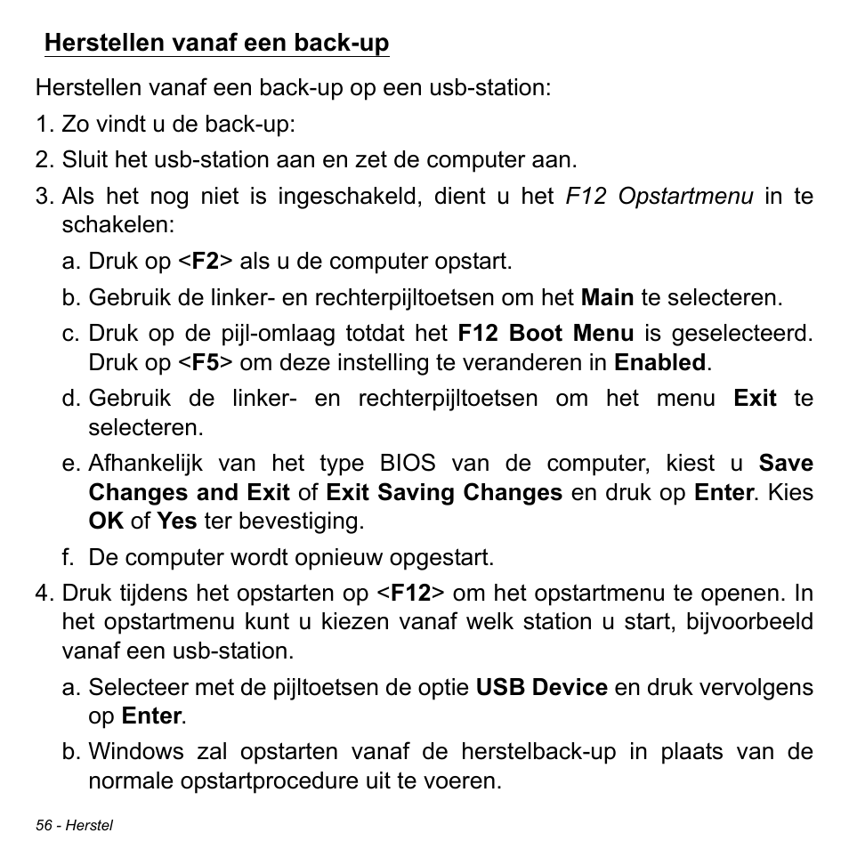 Herstellen vanaf een back-up | Acer Aspire M3-581TG User Manual | Page 776 / 3478