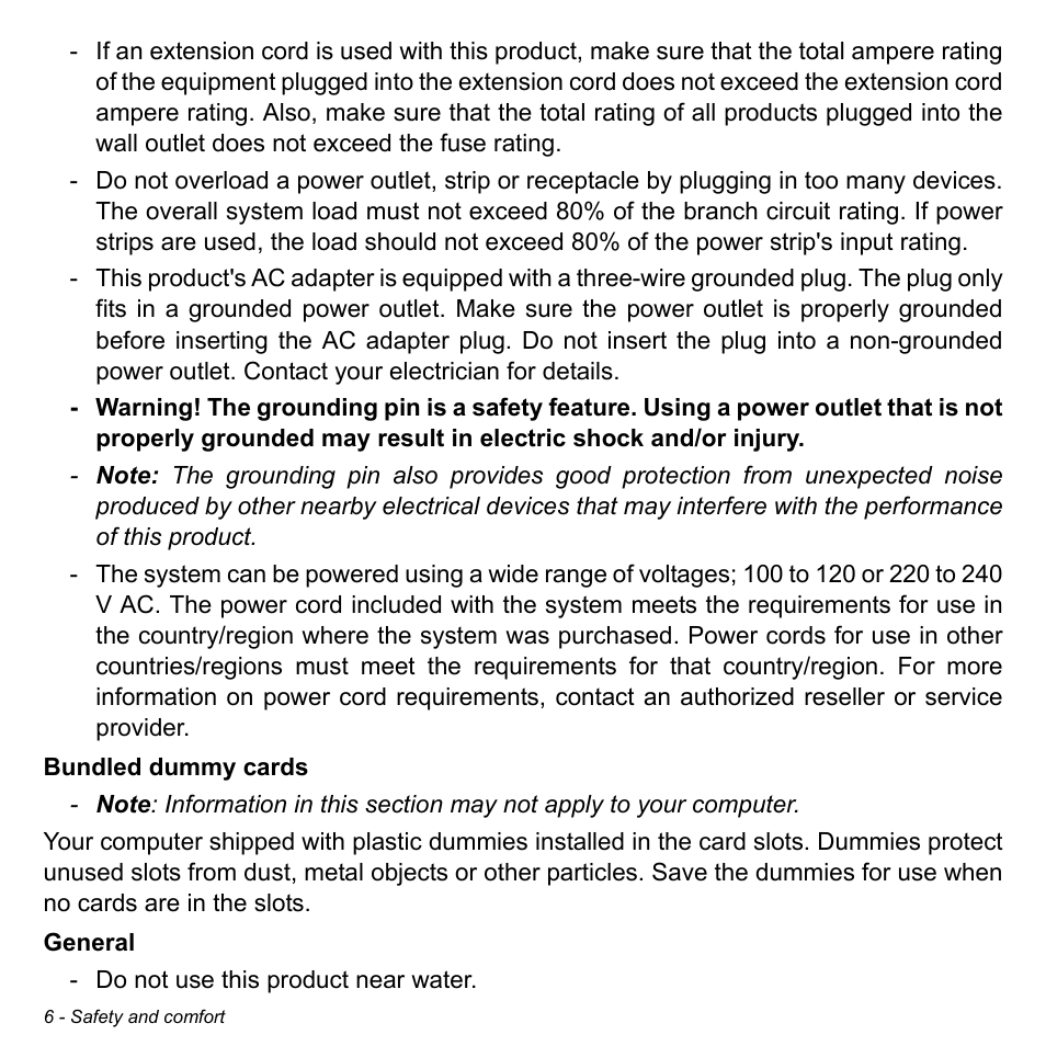 Acer Aspire M3-581TG User Manual | Page 8 / 3478