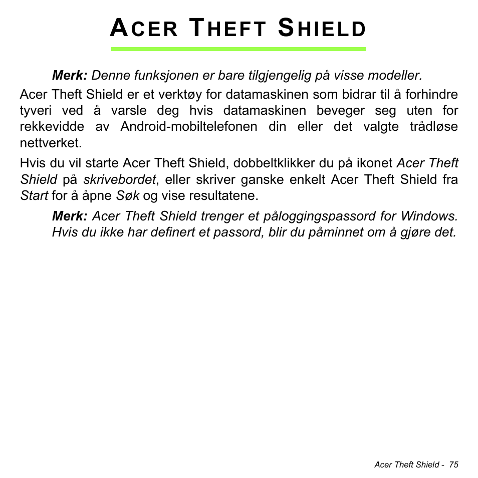 Acer theft shield, Heft, Hield | Acer Aspire M3-581TG User Manual | Page 915 / 3478