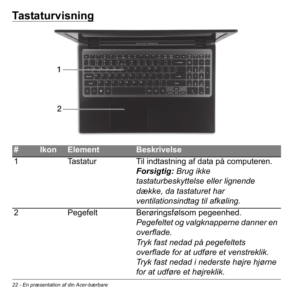 Tastaturvisning | Acer Aspire M3-581TG User Manual | Page 972 / 3478