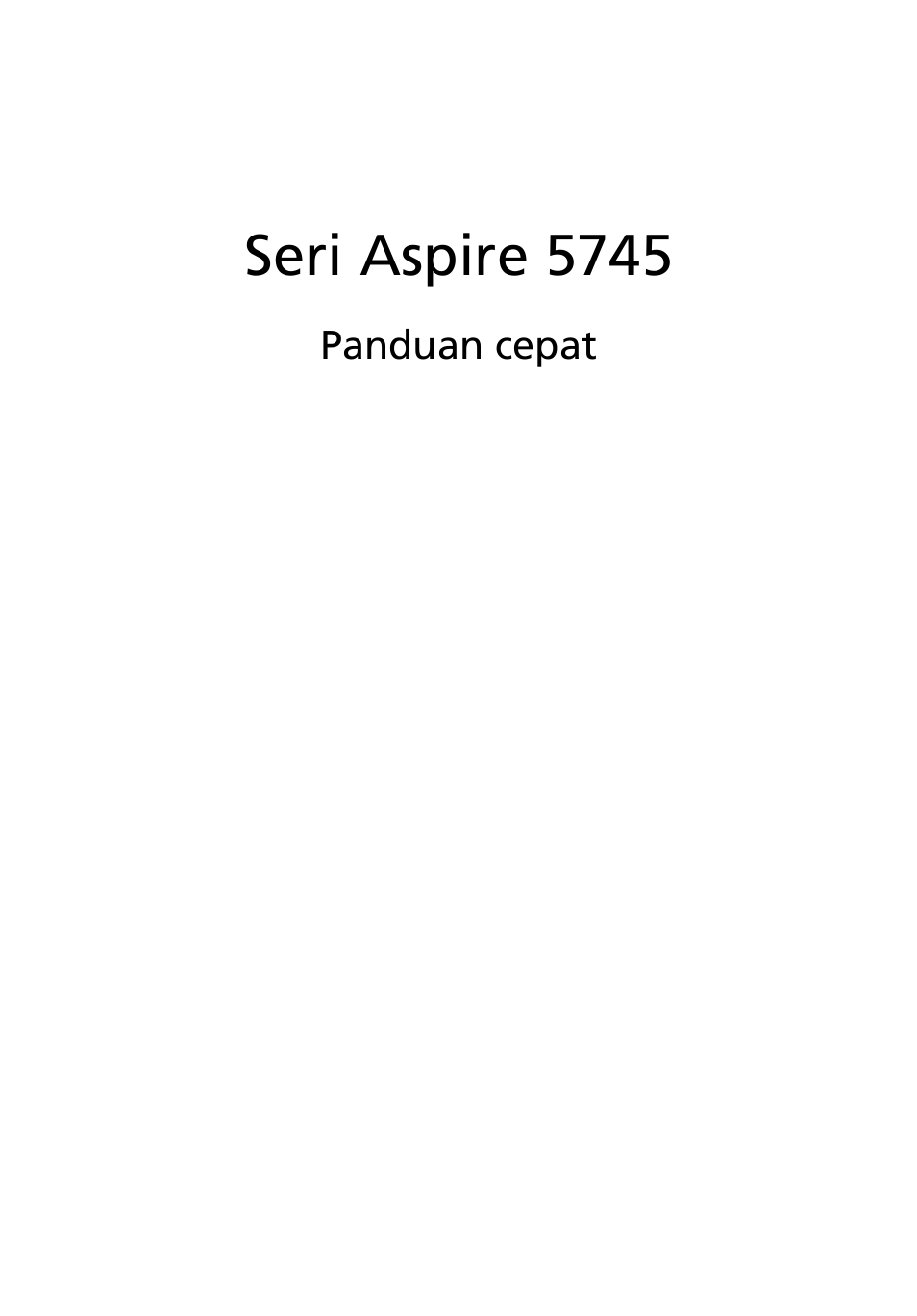 Bahasa indonesia, Seri aspire 5745 | Acer Aspire 5745Z User Manual | Page 307 / 326