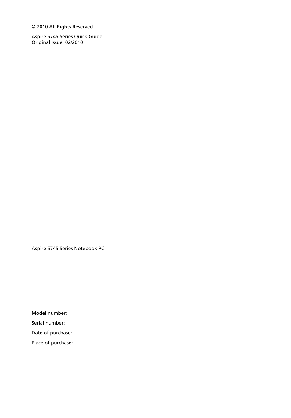 Acer Aspire 5745Z User Manual | Page 4 / 326