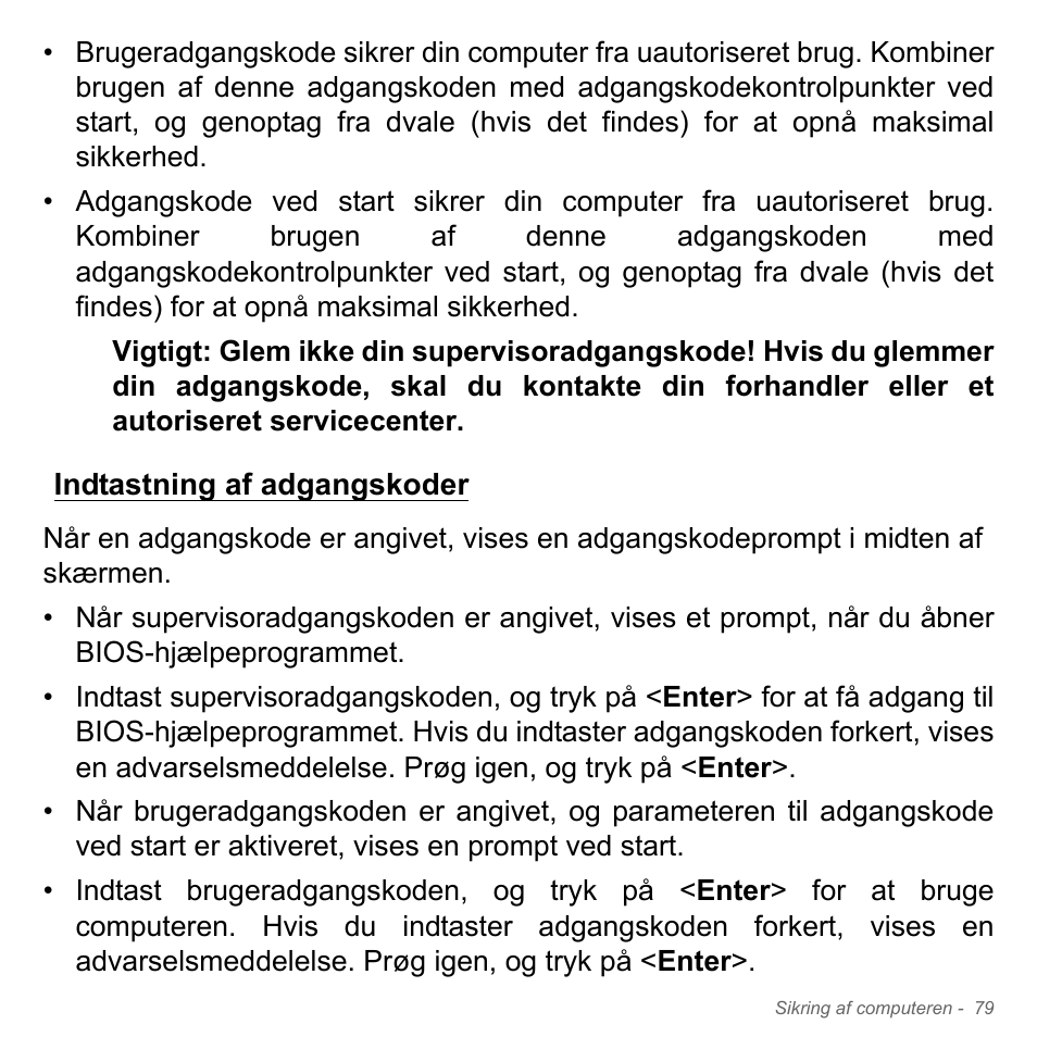 Indtastning af adgangskoder | Acer Aspire V5-551G User Manual | Page 1057 / 3584